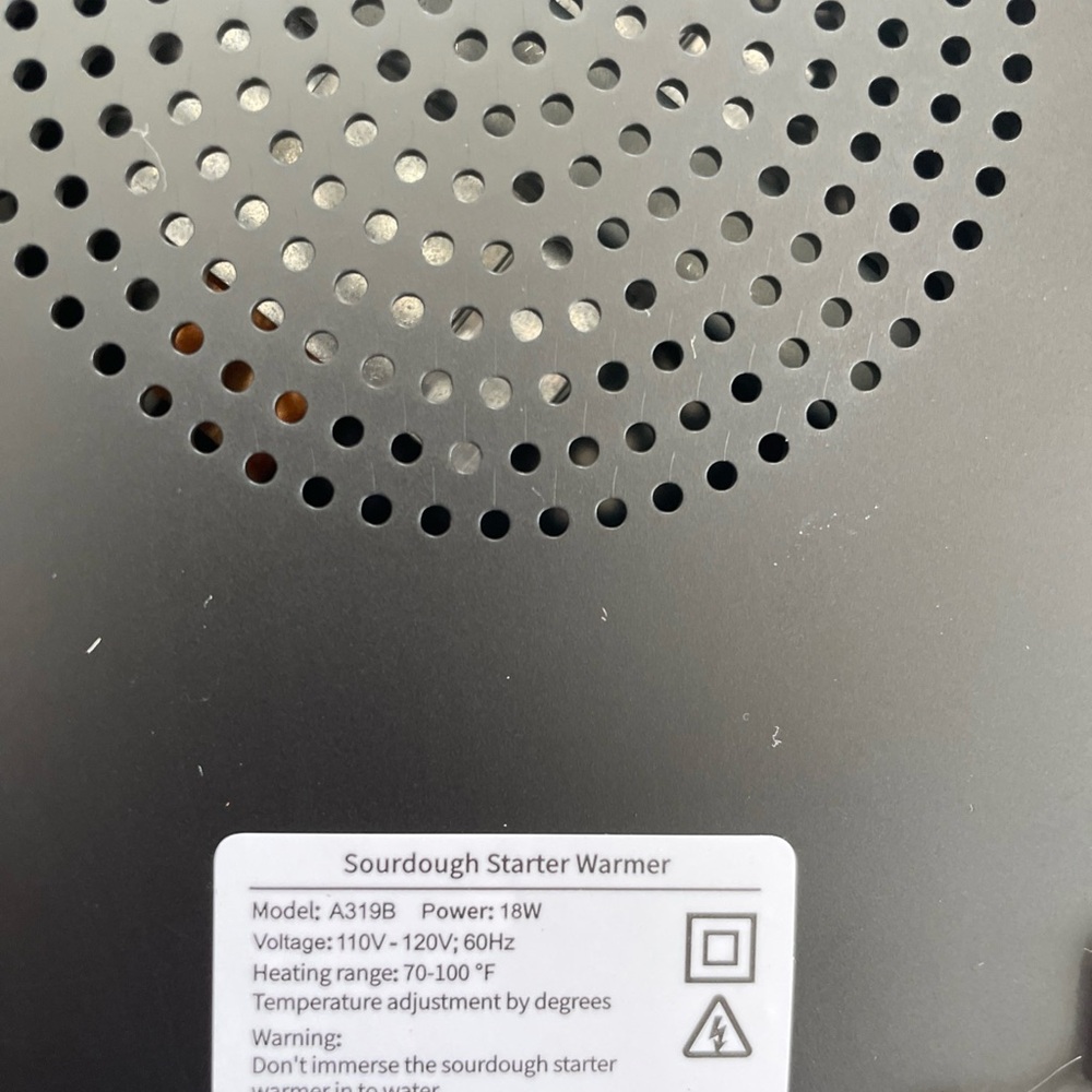 Brand New In Box Sourdough Starter Warmer 70-100 Degrees Fahrenheit - Picture 3 of 5